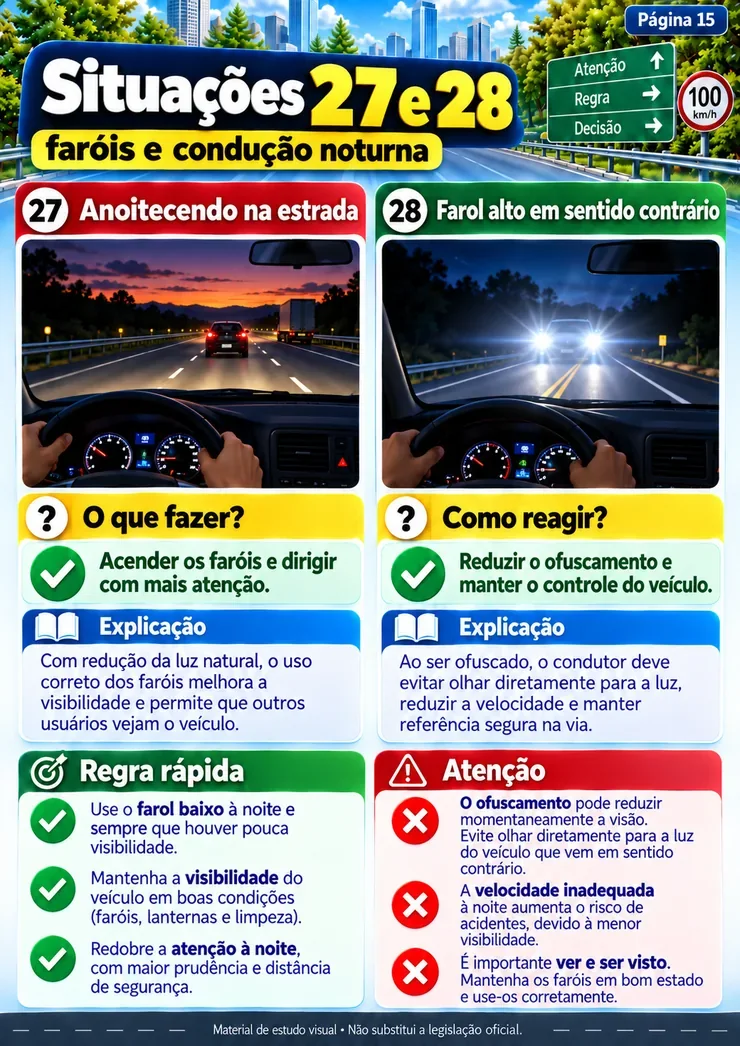 Trânsito noturno