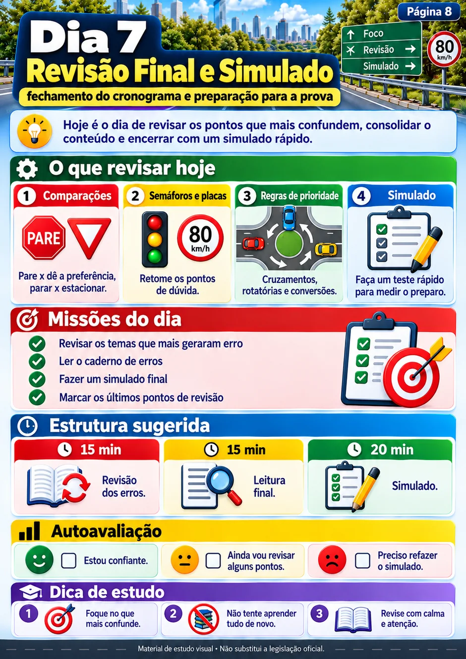 Dia 7, revisão final
